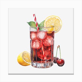 Cherry Lemonade Canvas Print