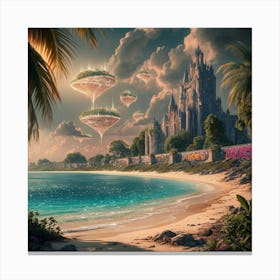 Aliens In The Sky Canvas Print