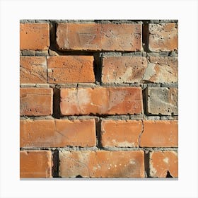 Stockcake Weathered Brick Wall 1719801214 Canvas Print