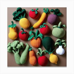 Vegetables And Fruits Canvas Print