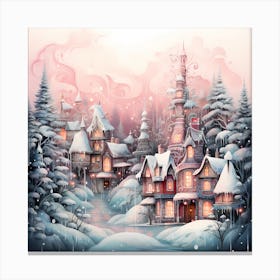 Whimsical Watercolour Wonderland Canvas Print