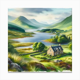 Scottish Landscape 1 Canvas Print