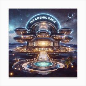 Cosmic Oaks Canvas Print