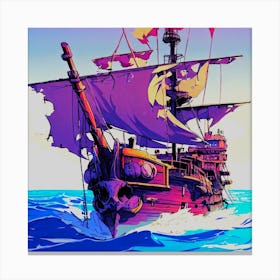 Sailing The High Seas Stylish Canvas Print
