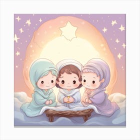 Christmas Nativity 5 Canvas Print