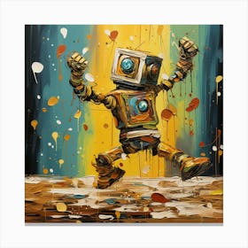 Robot 14 Canvas Print