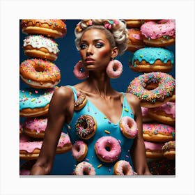 Donuts Canvas Print