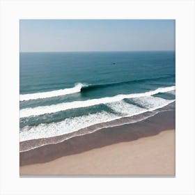 Aerial View Of A Beach 5 Canvas Print