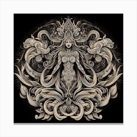 Goddess Of The Forest Canvas Print