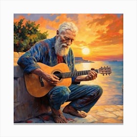 Acoustic Guitar 14 Canvas Print