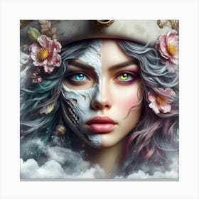 Pirate Girl 3 Canvas Print