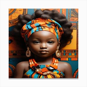 African Girl 1 Canvas Print