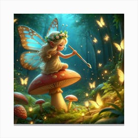 Illustration Fairy 16 Canvas Print