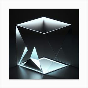 Glass Cube 1 Canvas Print