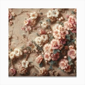 Floral Wallpaper 4 Canvas Print