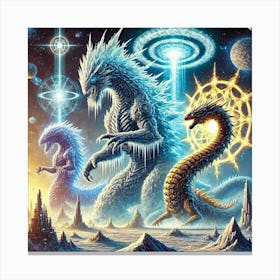 Celestial Evolution Canvas Print