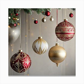 Christmas Ornaments 145 Canvas Print