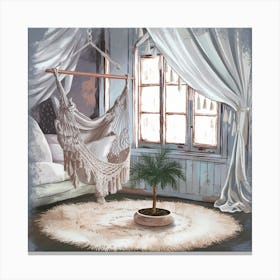 Bohemian Bedroom Canvas Print