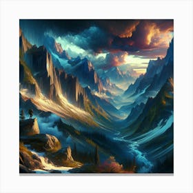 Mountain Landscape 2 Canvas Print