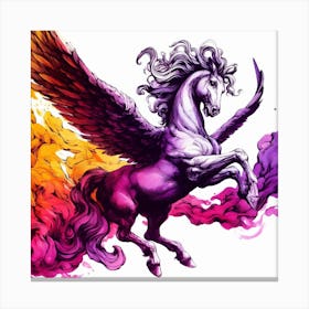 Rainbow Unicorn 1 Canvas Print