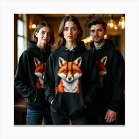 Foxes 3 Canvas Print