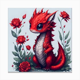 Little Dragon 7 Canvas Print