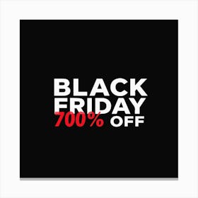 Black Friday Sell Post Templates Design (15) Canvas Print