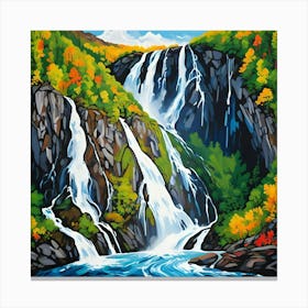 SEVEN SISTER WATERFALL Canvas Print