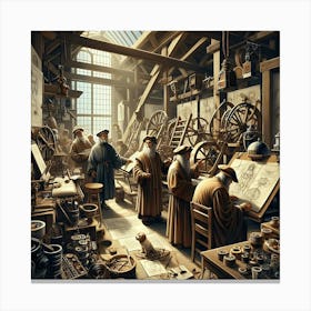 Workshop Canvas Print