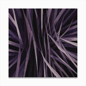 Purple Grass Canvas Print