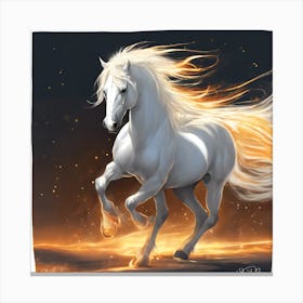 Fire Horse Canvas Print