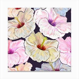 Pastel Hibiscus Canvas Print
