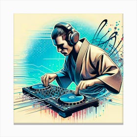 Dj Dj 9 Canvas Print