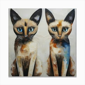 Cats 2 Canvas Print