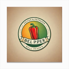 Bel Pepper Logo Canvas Print