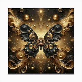 Butterfly Fractal Art 2 Canvas Print