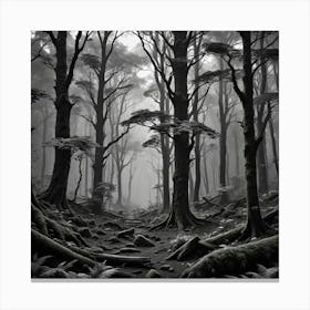 Dark Forest 112 Canvas Print