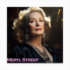 Meryl Streep 2 Canvas Print
