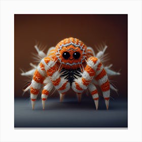 Crochet Spider Canvas Print