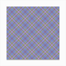 Plaid Fabric 173 Canvas Print