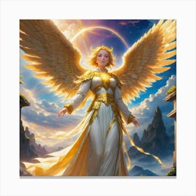 Angel Of The Sun Canvas Print