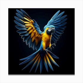 Parrot Stock Videos & Royalty-Free Footage Canvas Print