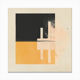 Abstract Paper Cut, Texture Art, Contemporary Design Canvas Print