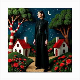 Night In The Garden Canvas Print