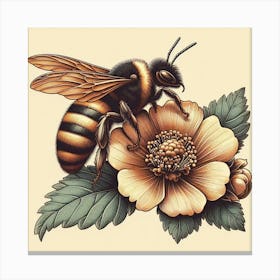 A large bee 2 Canvas Print