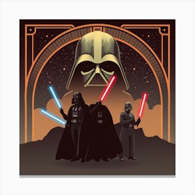 Star Wars Poster 12 Canvas Print