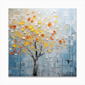 Abstract Tree Painting 4 Canvas Print