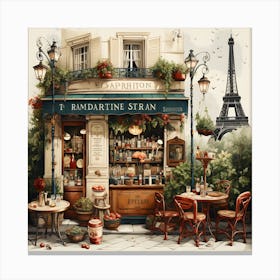 Old Paris By Csaba Fikker 24 Canvas Print