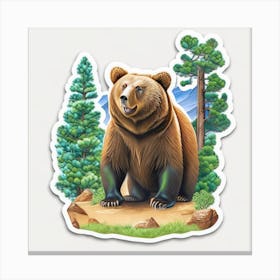 Brown Bear Canvas Print