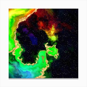 100 Nebulas in Space with Stars Abstract n.074 Canvas Print